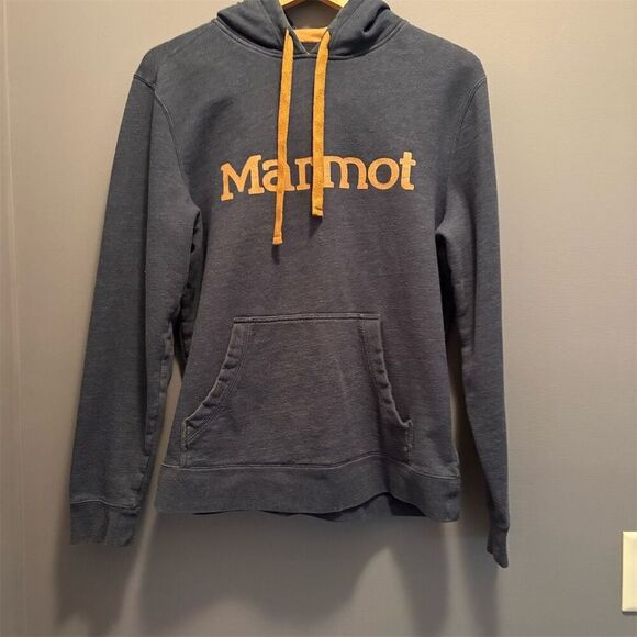 Marmot Other - Marmot Men's Medium Blue Pullover Hoodie Fleece Lined Kangaroo Pocket